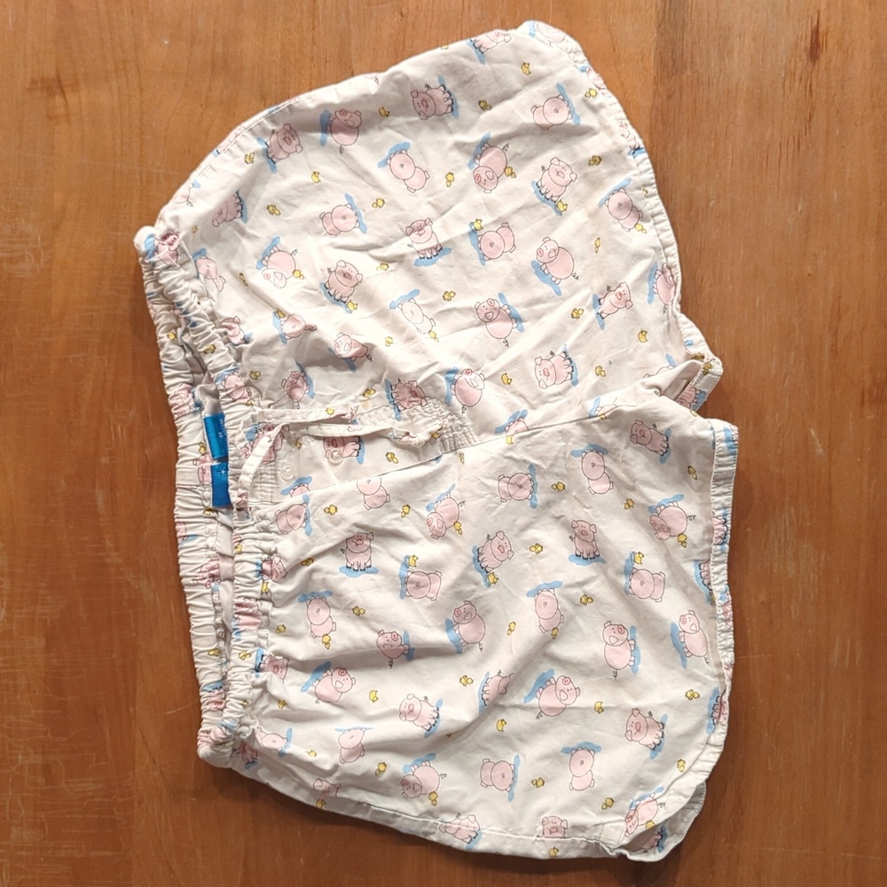 Pig and Duck Pajama Shorts